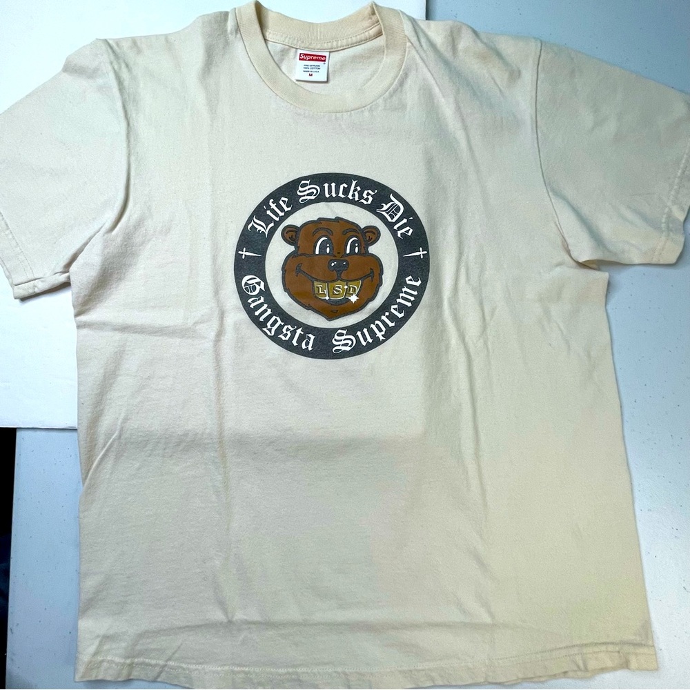Supreme LSD Beaver With Grill Medium Size Mens Graphic Tee Shirt